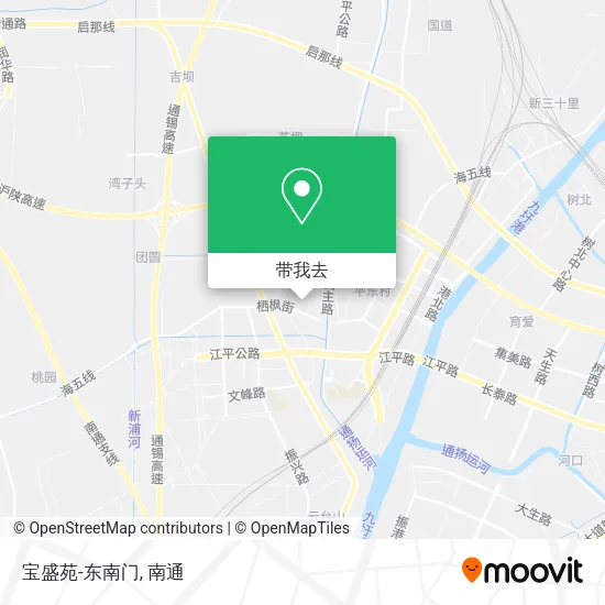 宝盛苑-东南门地图