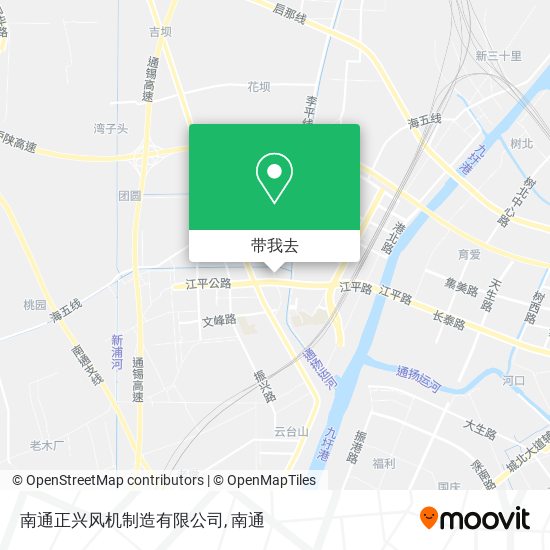 南通正兴风机制造有限公司地图