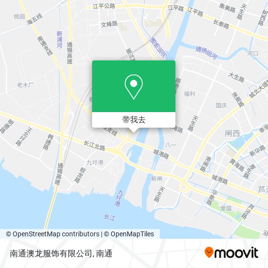 南通澳龙服饰有限公司地图
