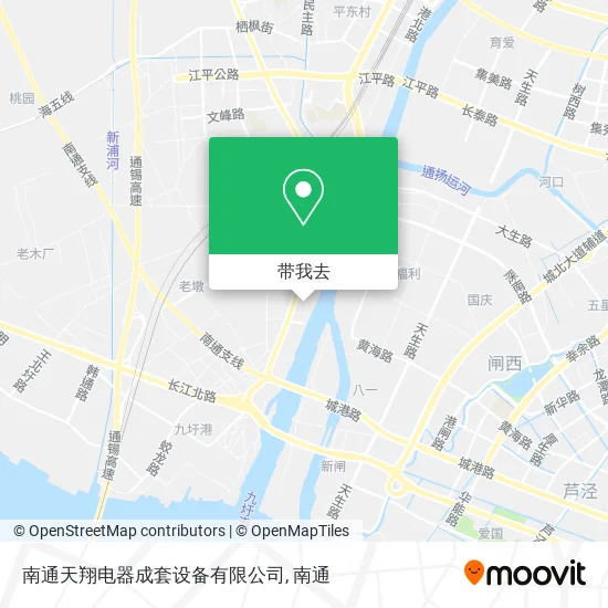 南通天翔电器成套设备有限公司地图