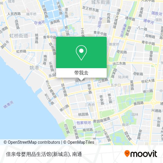 倍亲母婴用品生活馆(新城店)地图