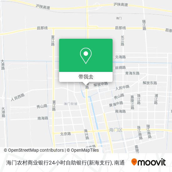 海门农村商业银行24小时自助银行(新海支行)地图