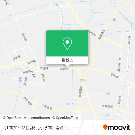 江东加油站(后杨元小学东)地图