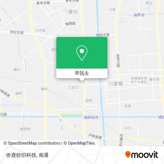 侨鹿纺织科技地图