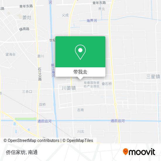 侨信家纺地图