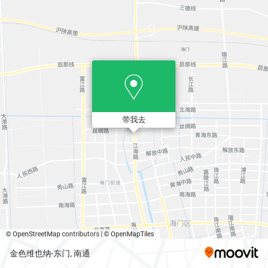 金色维也纳-东门地图