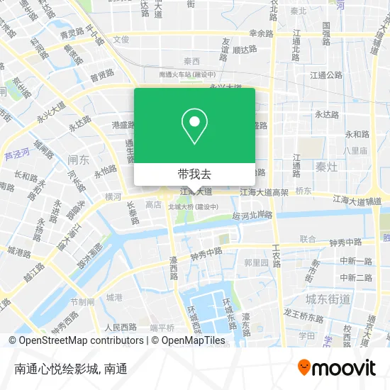 南通心悦绘影城地图