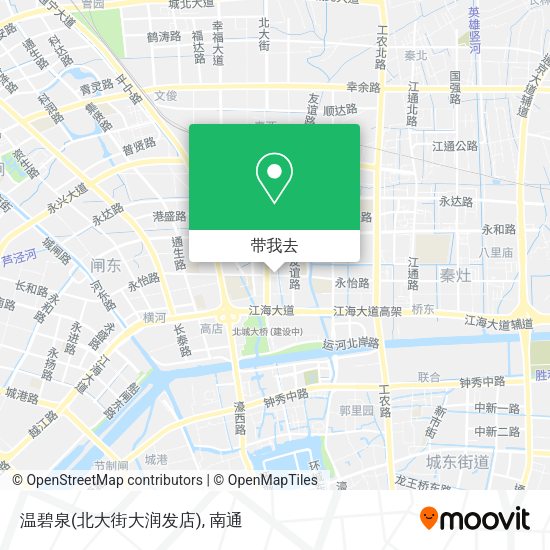 温碧泉(北大街大润发店)地图