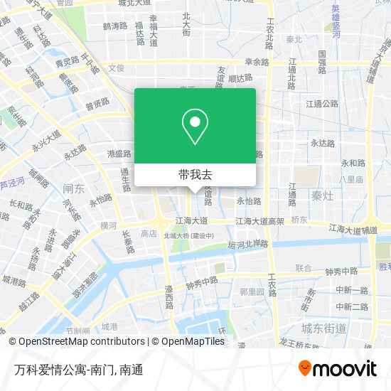 万科爱情公寓-南门地图