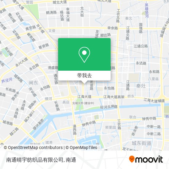 南通晴宇纺织品有限公司地图
