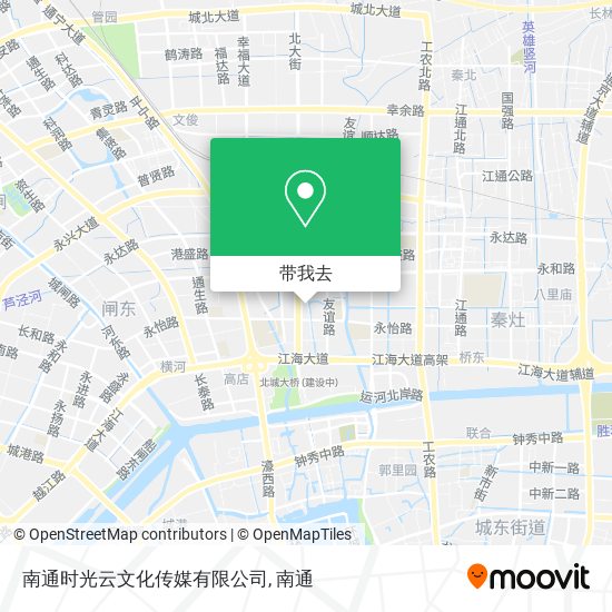 南通时光云文化传媒有限公司地图
