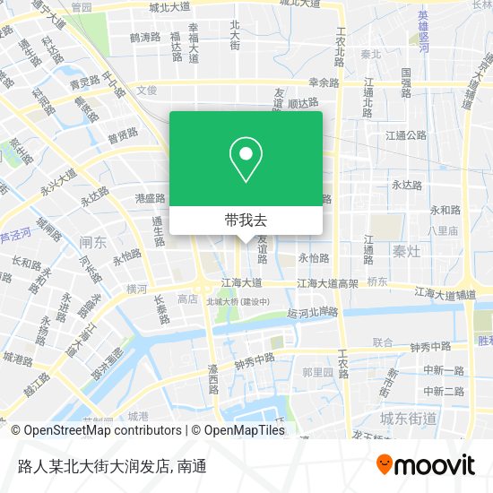 路人某北大街大润发店地图