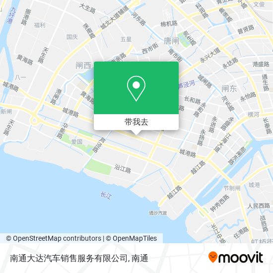 南通大达汽车销售服务有限公司地图