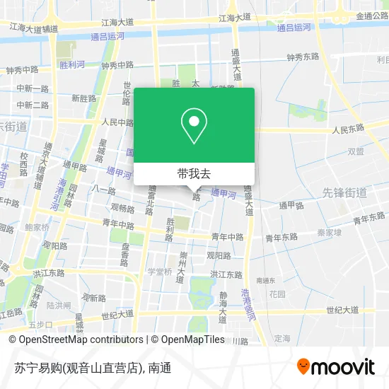 苏宁易购(观音山直营店)地图