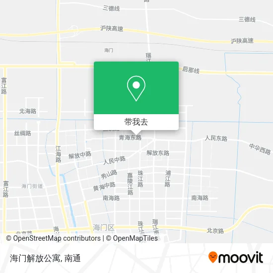 海门解放公寓地图