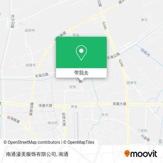 南通濠美服饰有限公司地图
