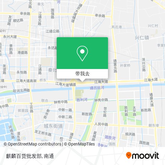 麒麟百货批发部地图