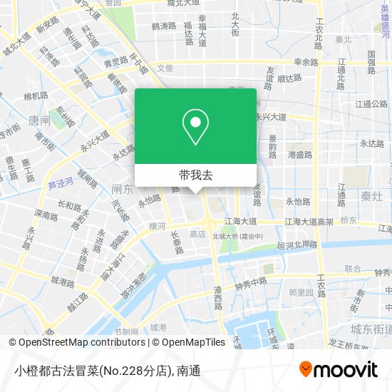 小橙都古法冒菜(No.228分店)地图