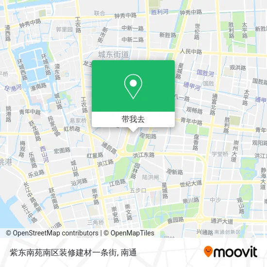 紫东南苑南区装修建材一条街地图