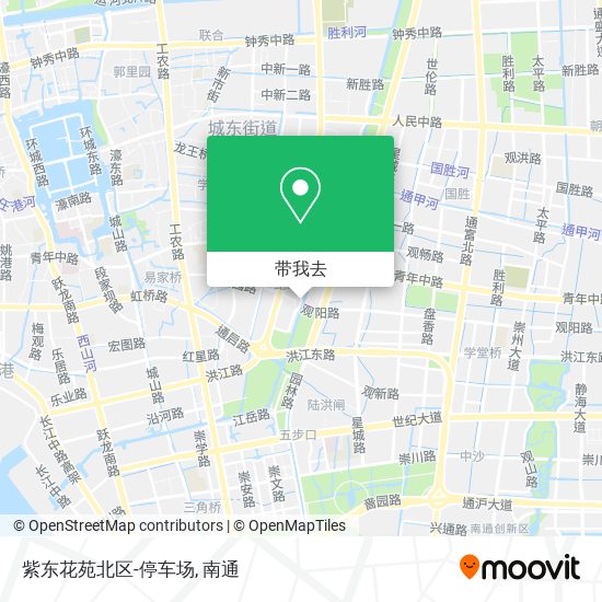 紫东花苑北区-停车场地图