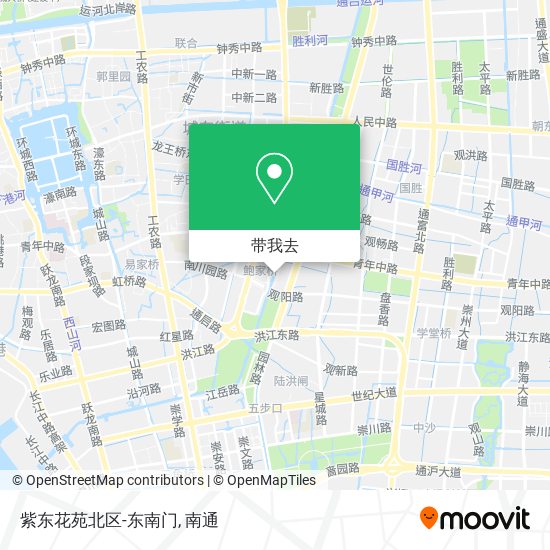 紫东花苑北区-东南门地图