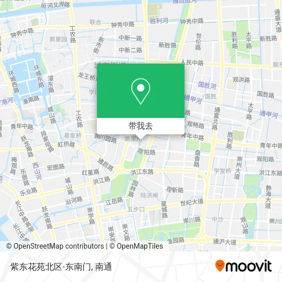 紫东花苑北区-东南门地图