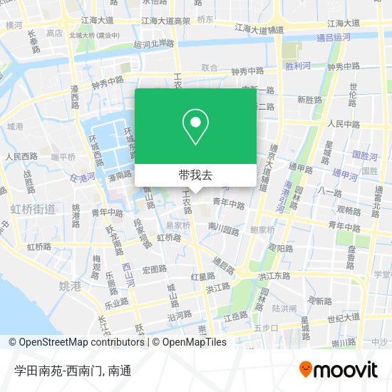学田南苑-西南门地图
