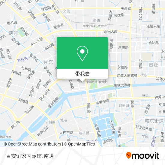 百安谊家国际馆地图