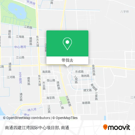 南通四建江湾国际中心项目部地图