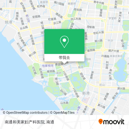 南通和美家妇产科医院地图