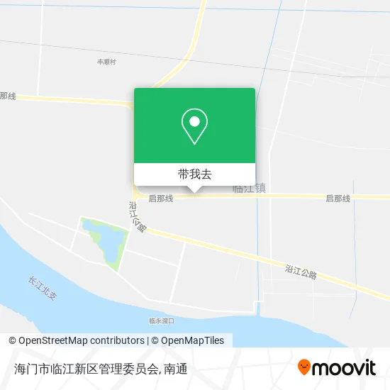 海门市临江新区管理委员会地图