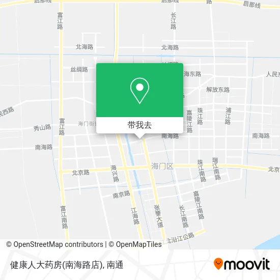 健康人大药房(南海路店)地图