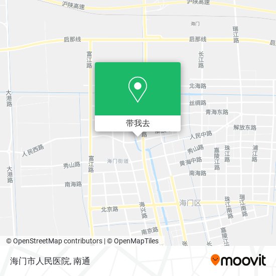 海门市人民医院地图