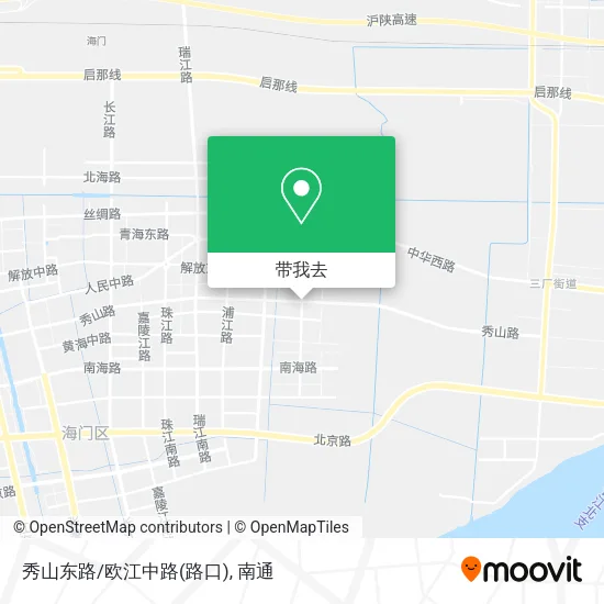 秀山东路/欧江中路(路口)地图
