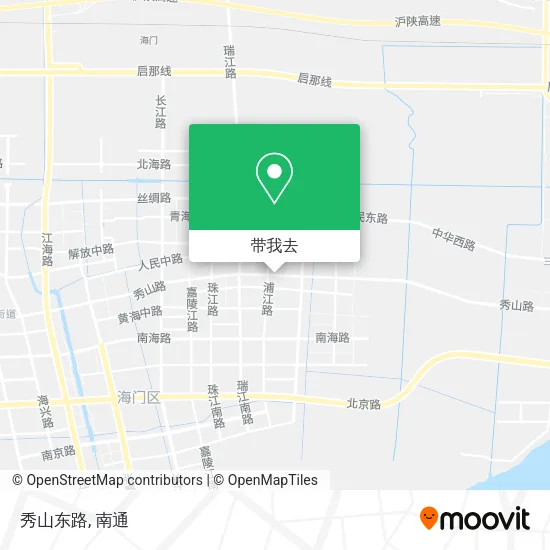 秀山东路地图