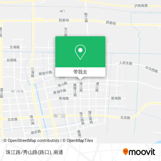 珠江路/秀山路(路口)地图