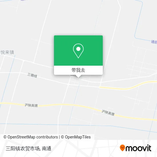 三阳镇农贸市场地图