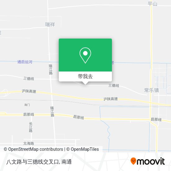 八文路与三德线交叉口地图