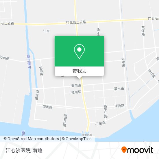 江心沙医院地图