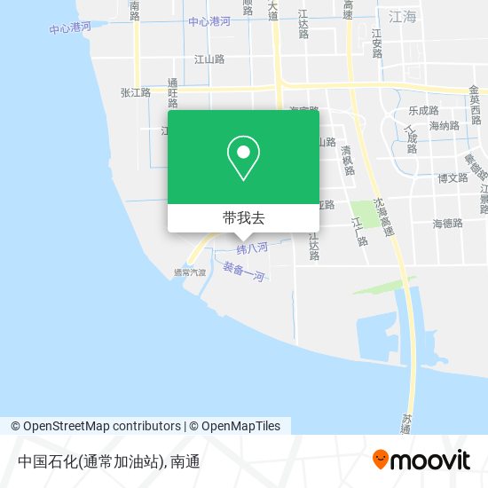 中国石化(通常加油站)地图