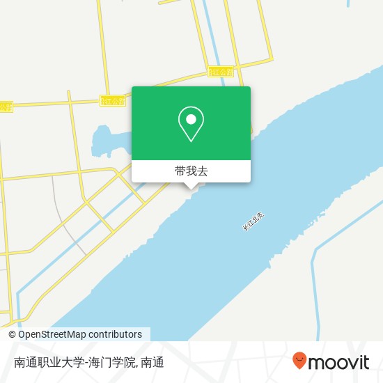 南通职业大学-海门学院地图