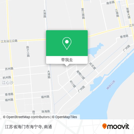 江苏省海门市海宁寺地图