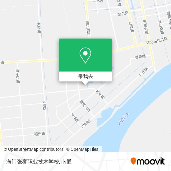 海门张謇职业技术学校地图