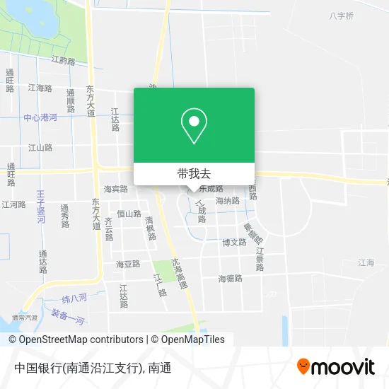 中国银行(南通沿江支行)地图