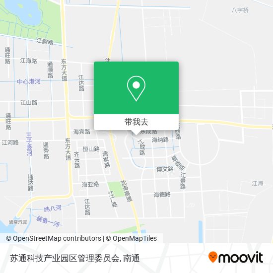 苏通科技产业园区管理委员会地图