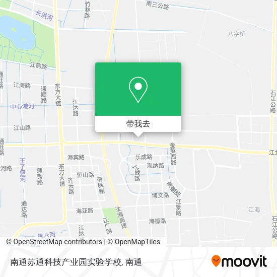 南通苏通科技产业园实验学校地图