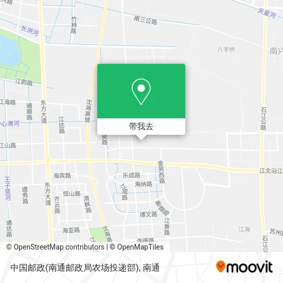 中国邮政(南通邮政局农场投递部)地图