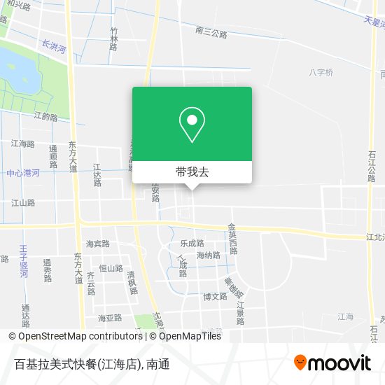 百基拉美式快餐(江海店)地图