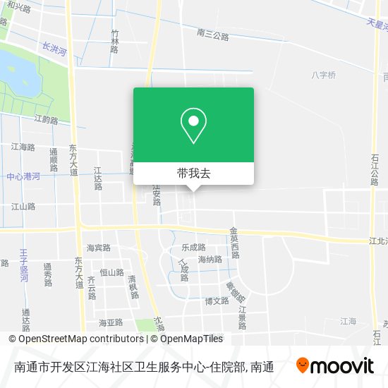 南通市开发区江海社区卫生服务中心-住院部地图