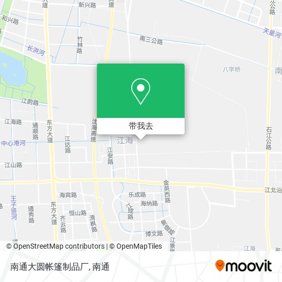 南通大圆帐篷制品厂地图